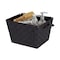 Simplify Storage Bin, Plastic, Black, 10 in H, 12 in W, 10 in L 25092-BLACK - alternate 3